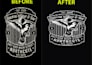 manually vector trace any logo, image to high quality vector